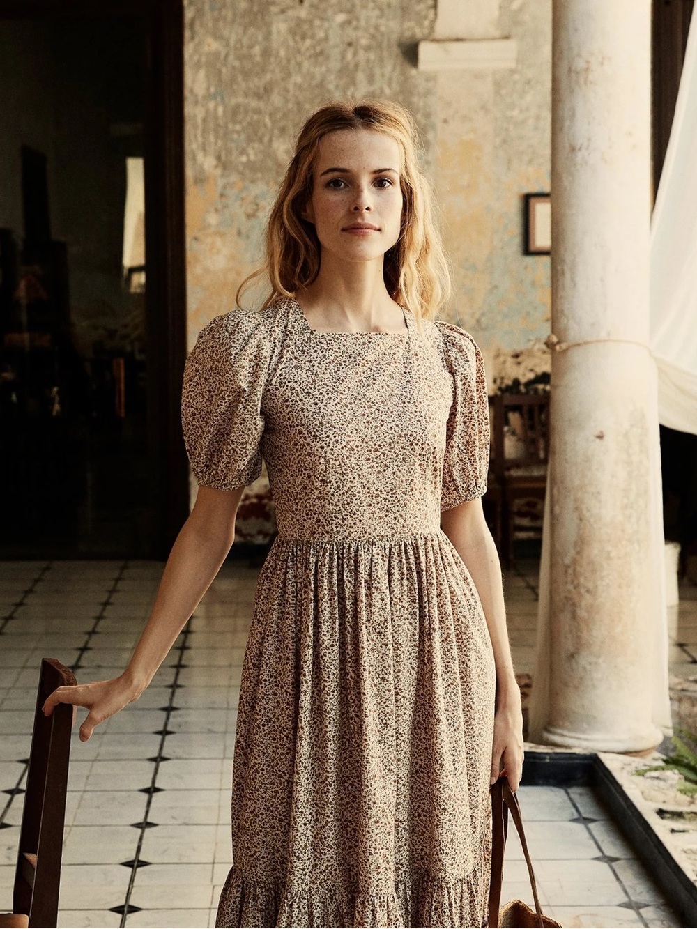 Doen Dune Dress Sienna Champignon Floral Size Small - Picture 13 of 16